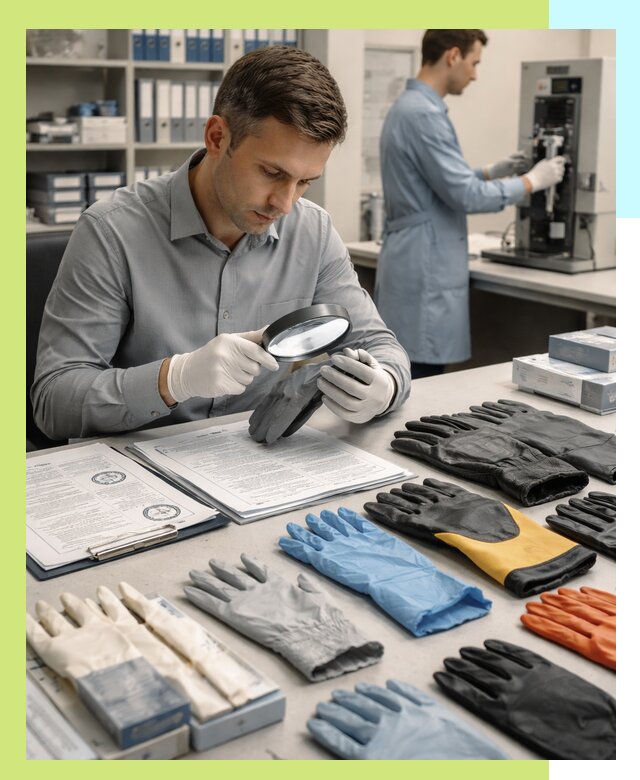 Сертификация перчаток и средств защиты продукции в Новокуйбышевске