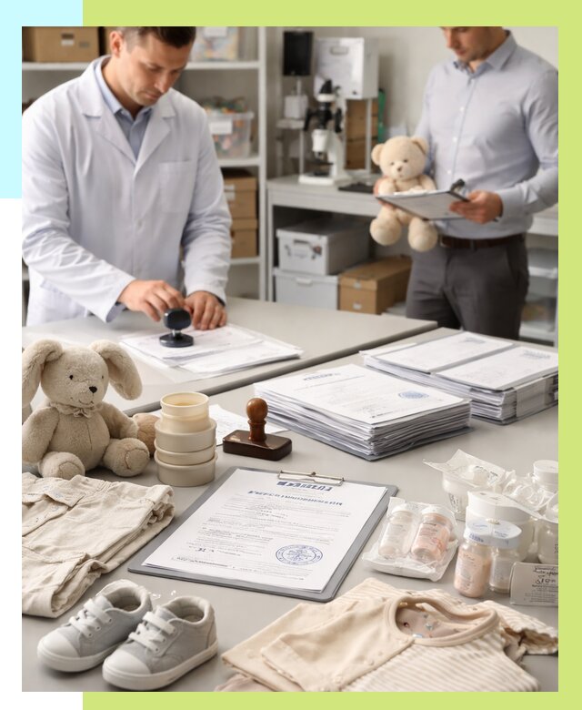 Сертификация детских товаров в Новокуйбышевске от 15363 р. | Алешин-Нвб