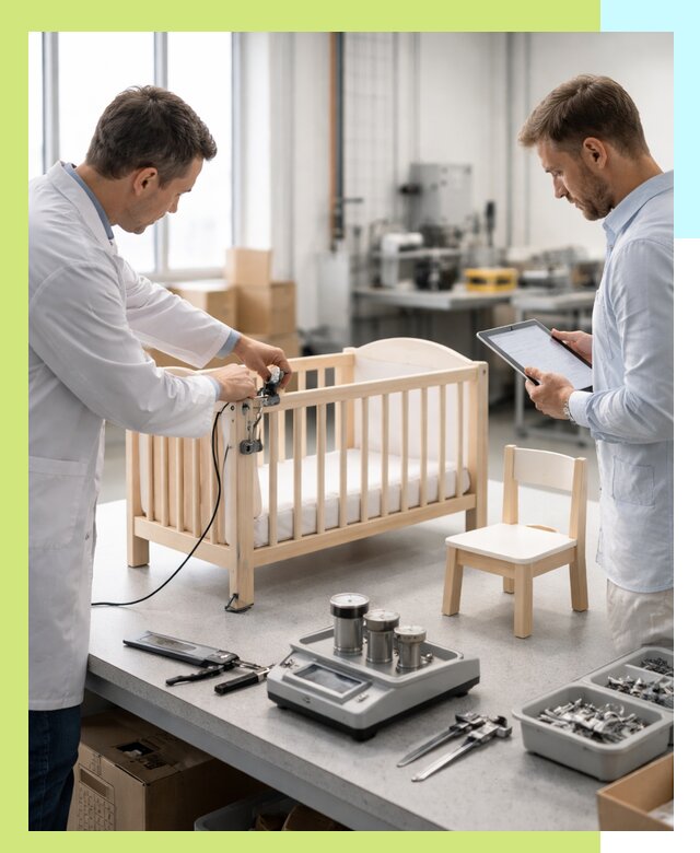 Сертификация детской мебели и проверка безопасности в Новокуйбышевске