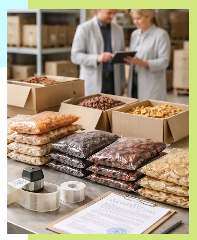 Сертификация сухофруктов в Новокуйбышевске от 12290 р. | Алешин-Нвб под ключ