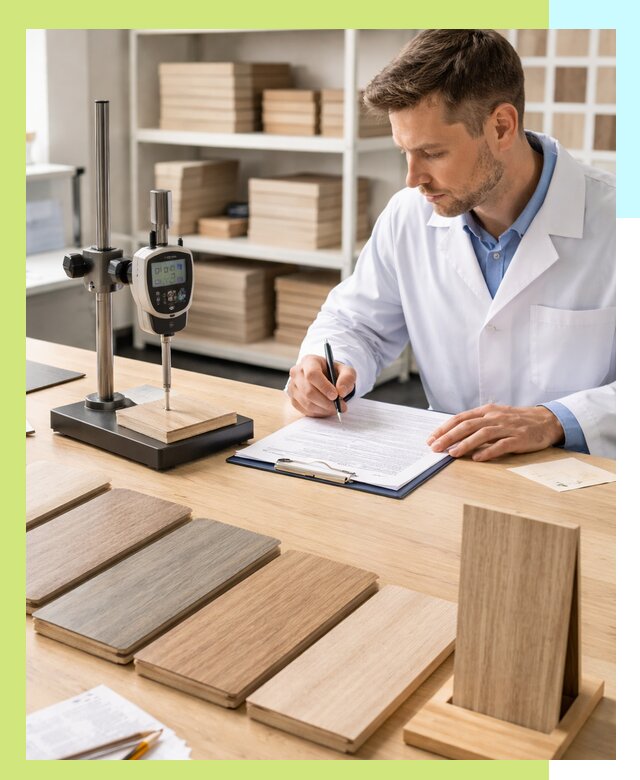 Сертификация ламината с испытаниями и оформлением документов в Новокуйбышевске