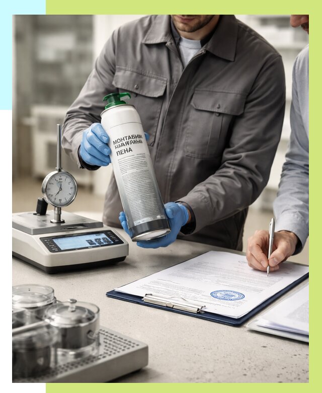 Сертификация монтажной пены в Новокуйбышевске от 15363 р. | Алешин-Нвб