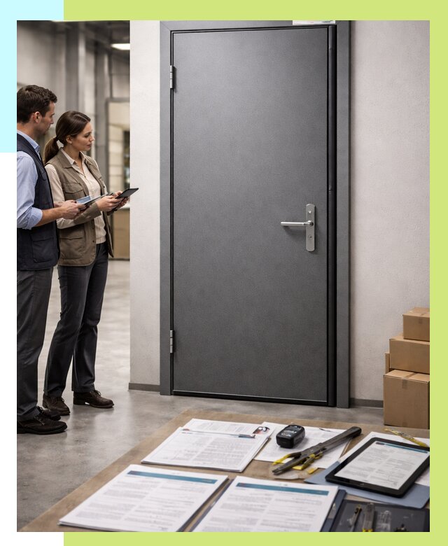 Сертификация противопожарных дверей в Новокуйбышевске от 9218 р. | Алешин-Нвб