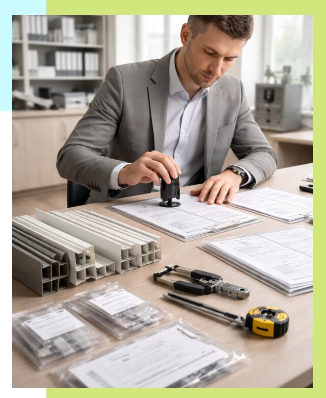 Сертификация ПВХ продукции в Новокуйбышевске от 8706 р., Алешин-Нвб