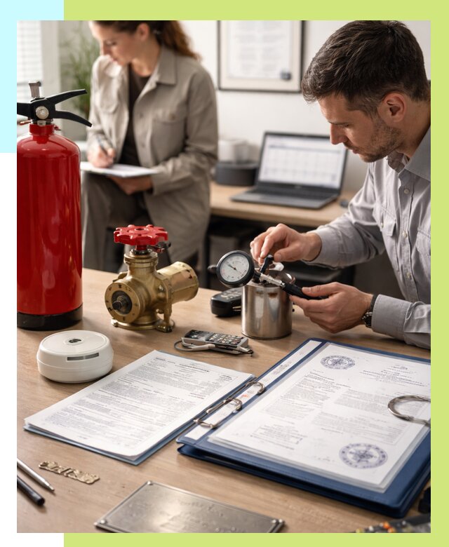 Сертификация пожарного оборудования в Новокуйбышевске от 15363 р.|Алешин-Нвб