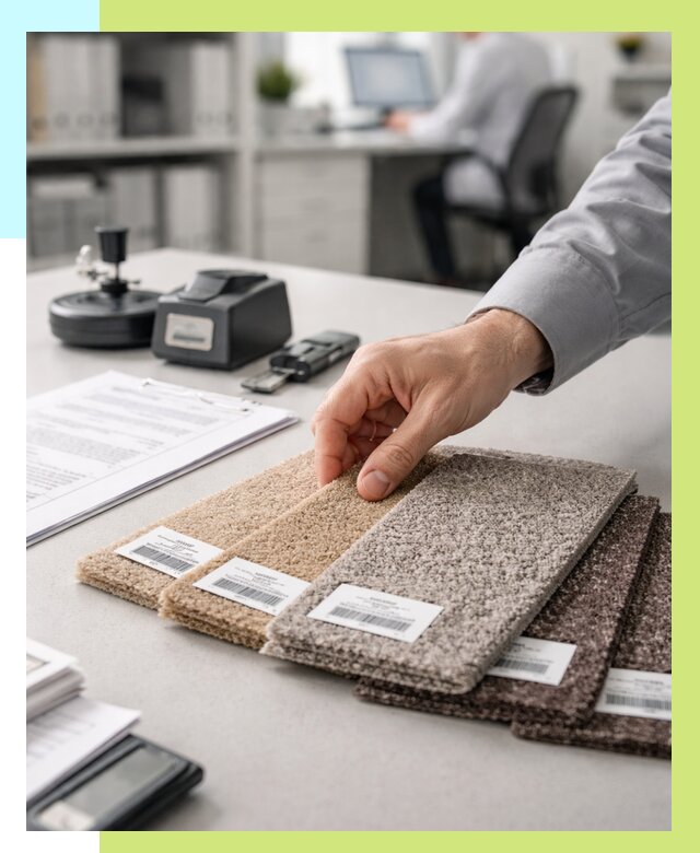 Сертификация ковролина в Новокуйбышевске от 15363 р., Алешин-Нвб