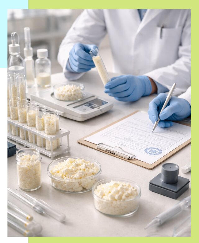 Сертификация творога в Новокуйбышевске от 12290 р. под ключ | Алешин-Нвб