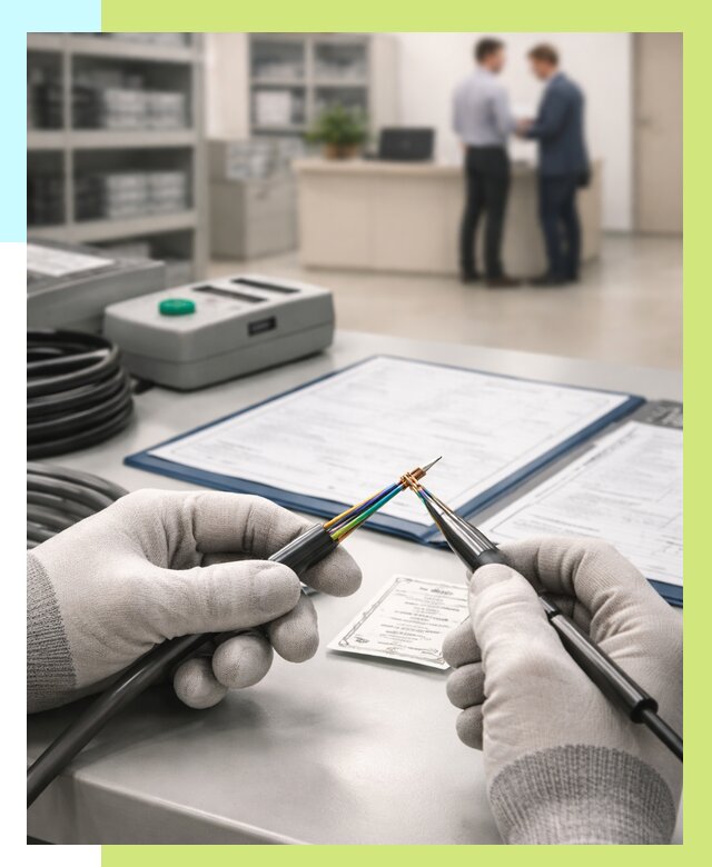 Сертификация провода в Новокуйбышевске от 18436 р. в Алешин-Нвб