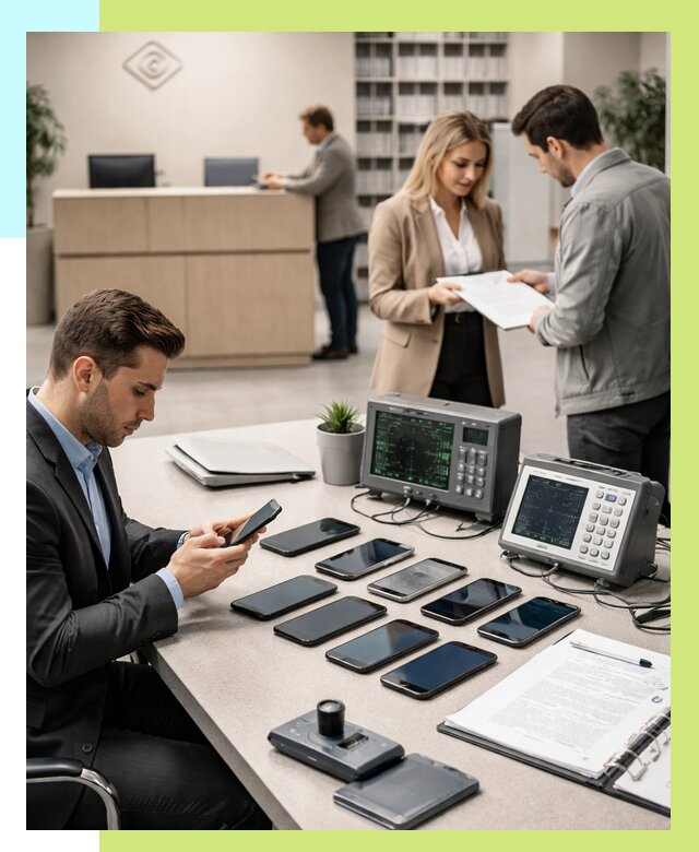 Сертификация телефонов в Новокуйбышевске от 25605 р. под ключ | Алешин-Нвб