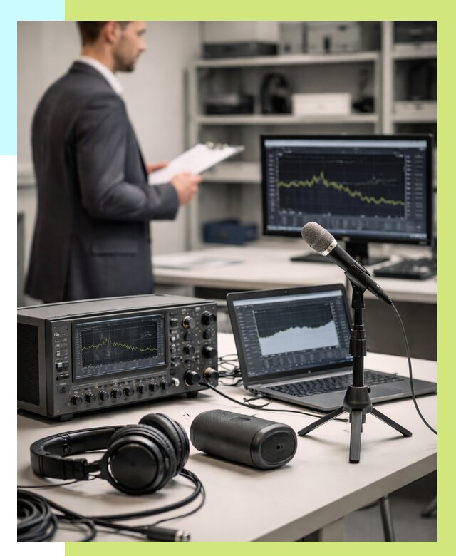 Сертификация аудиотехники в Новокуйбышевске от 15363 р., Алешин-Нвб