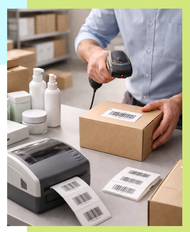 Штрихкодирование продукции в Новокуйбышевске от 4609 р. | Алешин-Нвб