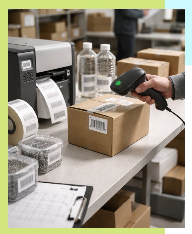 Штрихкодирование продукции и маркировка для продажи в Новокуйбышевске