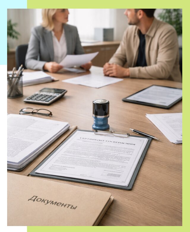 Сертификат соответствия на продукцию в Новокуйбышевске от 15363 р.|Алешин-Нвб