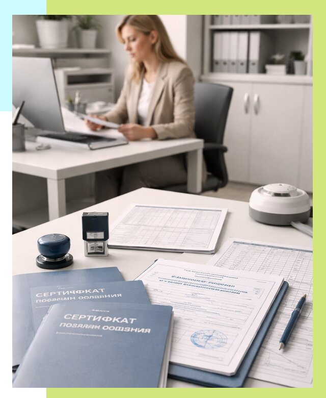 Сертификаты пожарной безопасности в Новокуйбышевске от 15363 р. | Алешин-Нвб