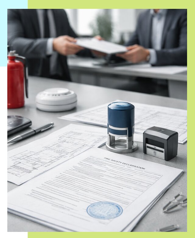 Декларация пожарной безопасности в Новокуйбышевске от 8194 р. | Алешин-Нвб