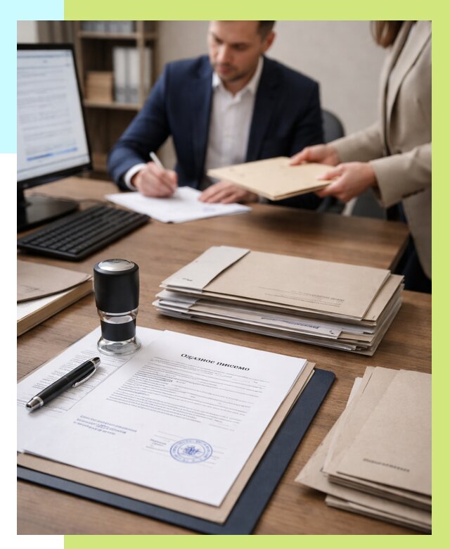 Отказное письмо для таможни в Новокуйбышевске от 3073 р, Алешин-Нвб