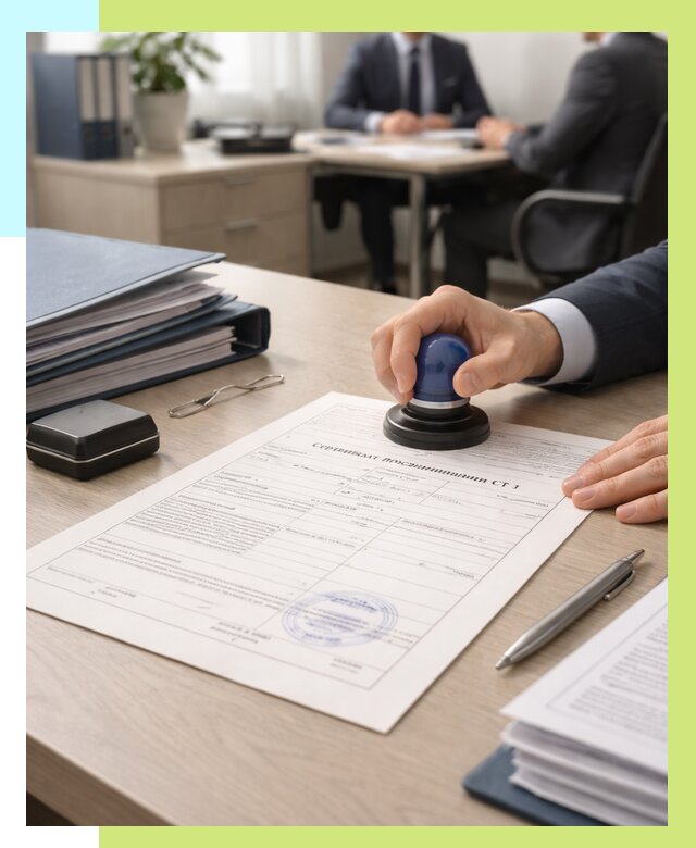 Сертификат происхождения СТ 1 в Новокуйбышевске от 4609 р. | Алешин-Нвб