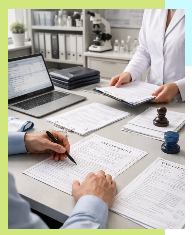 Оформление сертификата GMP в Новокуйбышевске для фармпроизводства