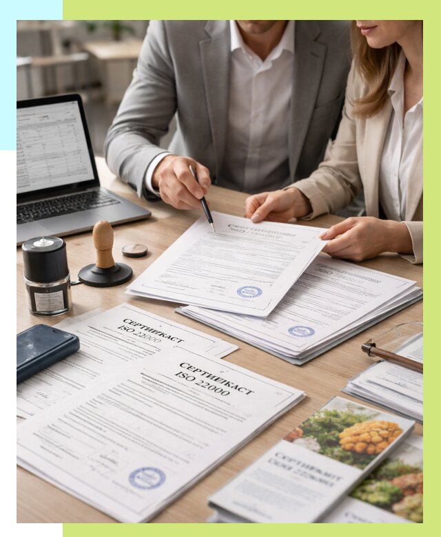 Сертификат ISO 22000 в Новокуйбышевске от 40968 р. под ключ | Алешин-Нвб