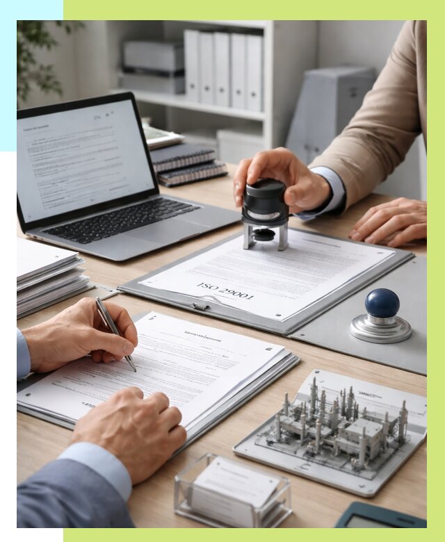 Сертификат ISO 29001 в Новокуйбышевске под ключ от 76815 р. | Алешин-Нвб